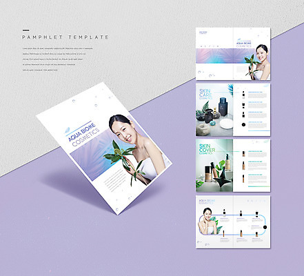 템플릿 여자 ZIP 리플렛 잎 들기 팜플렛 상반신 20대 성인 세명 뷰티 턱괴기 화장품 한국인 피부관리 연보라색 스킨케어 천연화장품 의료성형뷰티 성인여자만 인디자인 INDD 수분케어 이미지템플릿 식물 모션 관리 사람 동양인 청년 보라색 여자만 성인만 파일형식