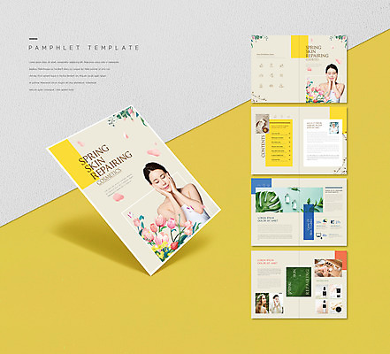 서양인 템플릿 손 여자 꽃 ZIP 리플렛 중년 50대 잎 팜플렛 여러명 20대 성인 신체부위 30대 뷰티 노란색 눈감음 봄 화장품 한국인 피부관리 스킨케어 꽃받침 천연화장품 여자만 인디자인 INDD 피부건강 이미지템플릿 외국인 식물 계절 컬러 다수 모션 건강 사람 동양인 손짓 청년 장년 파일형식