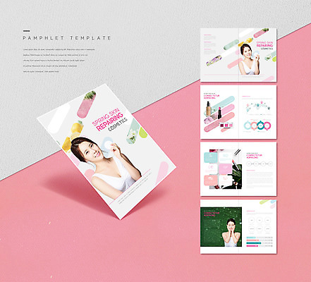 템플릿 여자 ZIP 리플렛 들기 팜플렛 상반신 20대 성인 세명 화장 뷰티 봄 화장품 한국인 립스틱 피부관리 아이섀도 꽃받침 파운데이션 의료성형뷰티 성인여자만 인디자인 INDD 이미지템플릿 계절 모션 사람 동양인 손짓 청년 여자만 성인만 파일형식