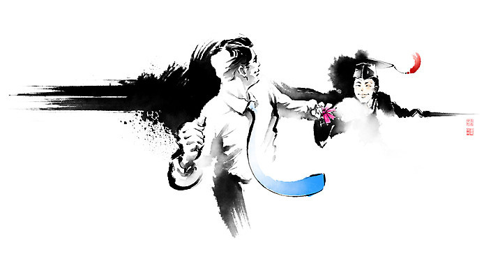 PSD 학생 남자 일러스트 학사모 캘리그라피 졸업 붓터치 정장 상반신 성인 두명 달리기 구직 비즈니스맨 졸업장 동양화 번짐 낙관 바톤터치 성인남자만 국내일러스트 모자_잡화 옷 교육 컨셉 비즈니스 모션 미술 사람 직장인 남자만 성인만 파일형식 효과