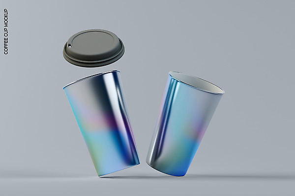 PSD 편집 편집이미지 사람없음 3D 커피잔 디지털합성 컵뚜껑 테이크아웃컵 홀로그램 목업 편집소스 편집3D 커피 잔 컵 뚜껑 파일형식