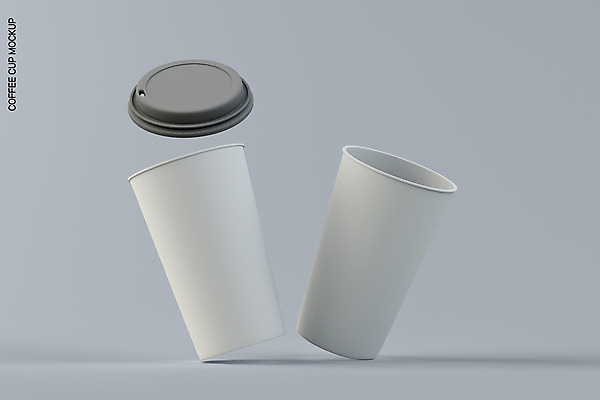 PSD 편집 편집이미지 사람없음 3D 흰색 커피잔 디지털합성 컵뚜껑 테이크아웃컵 목업 편집소스 편집3D 커피 컬러 잔 컵 뚜껑 파일형식