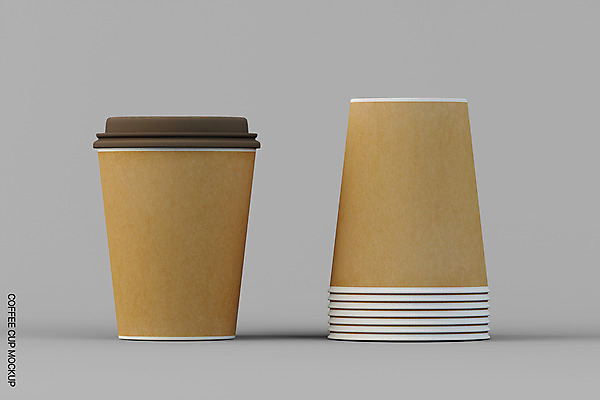 PSD 편집 편집이미지 종이 사람없음 갈색 3D 쌓기 커피잔 디지털합성 컵뚜껑 테이크아웃컵 목업 편집소스 편집3D 커피 컬러 모션 잔 컵 뚜껑 파일형식