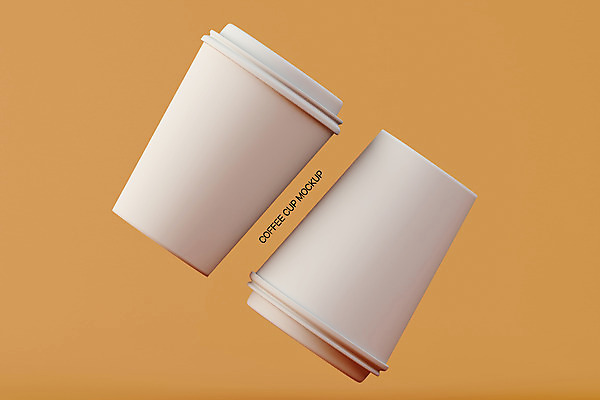 PSD 편집 편집이미지 사람없음 3D 흰색 커피잔 디지털합성 컵뚜껑 테이크아웃컵 목업 편집소스 편집3D 커피 컬러 잔 컵 뚜껑 파일형식