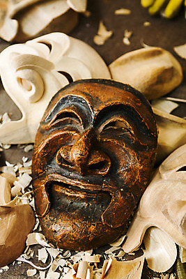 포토 JPG 전통 사람없음 경상북도 하회탈 나무조각 안동 양반탈 국내포토 목재 경상도 탈 전통탈 파일형식