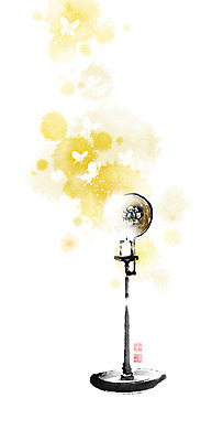 PSD 나비 일러스트 초 캘리그라피 촛불 붓터치 사람없음 장식 동양화 번짐 낙관 등잔 등잔대 등잔불 국내일러스트 곤충 불 미술 파일형식 효과