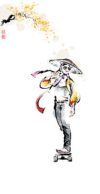 전신 PSD 나무 모자 여자 패션 일러스트 캘리그라피 붓터치 나뭇잎 한명 서기 성인 선글라스 스케이트보드 한복 동양화 퓨전 저고리 번짐 댕기머리 낙관 인물화 성인여자한명만 국내일러스트 식물 1 한국전통 헤어스타일 잡화 안경 잎 모션 미술 사람 보드_스포츠 전통의상 그림 여자한명만 성인여자만 파일형식 효과