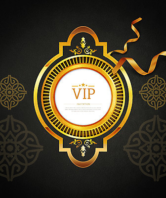 PSD 편집이미지 리본 사람없음 검은색 금색 고급 초대장 VIP 이미지편집 컬러 컨셉 카드_감사 파일형식