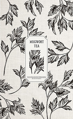 PSD 일러스트 사람없음 라벨 쑥 제철 한방차 제철음식 산나물 국내일러스트 음식 채소 프레임 차_음료 전통차 나물 파일형식