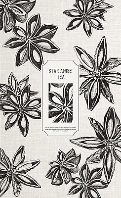 PSD 일러스트 사람없음 라벨 한방차 팔각회향 국내일러스트 프레임 차_음료 전통차 향신료 파일형식
