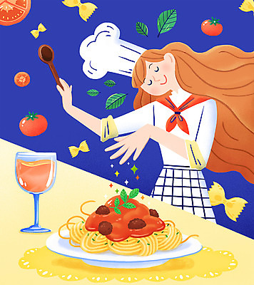 PSD 그릇 여자 행복 토마토 와인잔 일러스트 스파게티 요리사모자 요리 한명 들기 상반신 성인 파란색 레스토랑 눈감음 숟가락 요리사 앞치마 뿌리기 올리브잎 파르팔레 성인여자한명만 국내일러스트 직업 모자_잡화 1 식기 감정 컬러 잎 채소 술잔 모션 파스타 수저 사람 식당 파스타면 여자한명만 성인여자만 파일형식