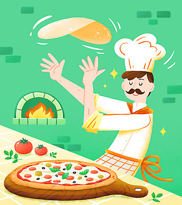 PSD 남자 행복 토마토 일러스트 피자 요리사모자 요리 한명 상반신 성인 초록색 레스토랑 눈감음 요리사 앞치마 던지기 반죽 화덕 성인남자한명만 국내일러스트 직업 모자_잡화 1 감정 컬러 채소 모션 패스트푸드 서양음식 사람 식당 화로 남자한명만 성인남자만 파일형식