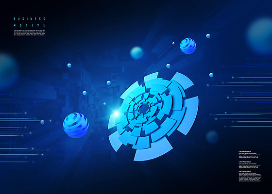 PSD 편집이미지 그래픽백그라운드 사람없음 빛 원형 남색 톱니바퀴 입체도형 이미지편집 도형 컬러 백그라운드 그래픽 입체 파일형식