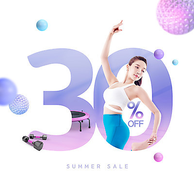 PSD 편집이미지 여자 요가 한명 이벤트 상반신 20대 성인 타이포그라피 여름 쇼핑 손들기 세일 보라색 아령 한국인 잡기 원형 30% 성인여자한명만 여름맞이 프로모션 이미지편집 도형 문자 1 웰빙 계절 컬러 모션 사람 동양인 청년 퍼센트 여자한명만 성인여자만 파일형식 여름_계절