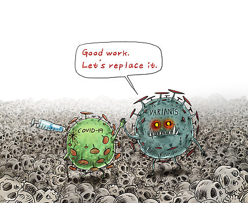 PSD 말풍선 일러스트 해골 주사기 사람없음 위험 사회이슈 공포 하이파이브 교체 몬스터 무더기 백신 신종바이러스 코로나바이러스 팬데믹 변이 델타변이바이러스 국내일러스트 컨셉 의학 의료기기 뼈 손짓 바이러스 파일형식