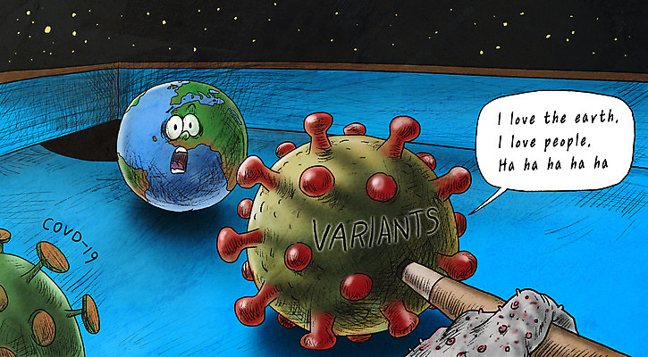 PSD 지구 말풍선 일러스트 사람없음 우주 놀람 위험 공격 당구 사회이슈 공포 당구대 당구채 몬스터 신종바이러스 위기 코로나바이러스 팬데믹 변이 델타변이바이러스 국내일러스트 감정 컨셉 모션 표정 구기 바이러스 당구용품 파일형식