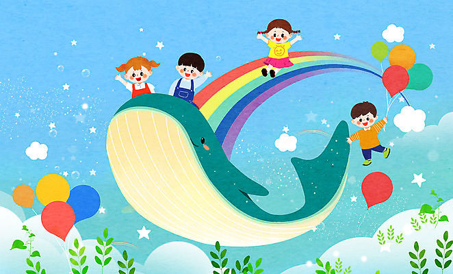 전신 PSD 구름 한마리 여자 남자 별 어린이 하늘색 무지개 일러스트 하늘 상상일러스트 소녀 소년 여러명 상반신 고래 손인사 어린이상상 풍선 풍선잡기 어린이만 동심 국내일러스트 자연요소 1 다수 포유류 상상 사람 파란색 수중동물 인사 잡기 파일형식