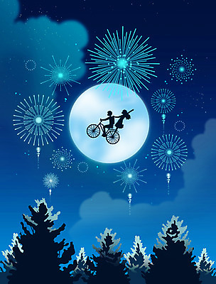 전신 PSD 나무 구름 커플 여자 남자 실루엣 백그라운드 야경 데이트 일러스트 불꽃놀이 서기 앉기 성인 두명 파란색 손들기 자전거 달 비행 감성 성인만 국내일러스트 자연요소 식물 컬러 컨셉 관계 모션 놀이 촬영기법 사람 바이크 야간 파일형식 풍경_경치