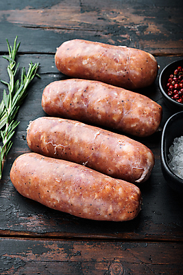 포토 JPG 해외이미지 실내 돼지고기 사람없음 전통음식 소시지 허브 소금 후추 해외포토 식물 전통 음식 육류 내부 가공식품 향신료 파일형식