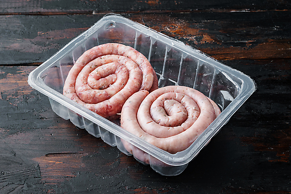 포토 JPG 해외이미지 실내 돼지고기 사람없음 전통음식 소시지 포장용기 말린_둥글게 해외포토 전통 음식 컨셉 육류 내부 가공식품 포장재료 파일형식