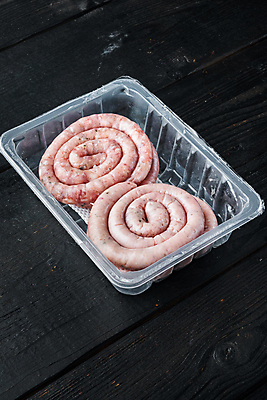 포토 JPG 해외이미지 실내 돼지고기 사람없음 전통음식 소시지 포장용기 해외포토 전통 음식 육류 내부 가공식품 포장재료 파일형식