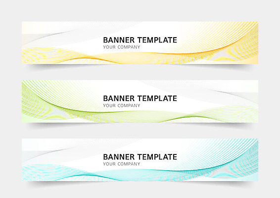 템플릿 배너템플릿 가로배너 곡선 사각프레임 사람없음 현수막 웨이브 심플 배너세트 AI파일 배너 선 프레임 가로 세트 사각형 파일형식 벡터