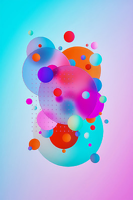 PSD 편집 편집이미지 백그라운드 유리 사람없음 컬러풀 3D 원형 디지털합성 반투명 편집소스 편집3D 도형 컬러 재질 파일형식