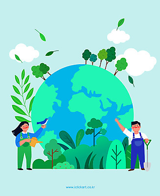 전신 나무 구름 여자 남자 지구 하늘색 일러스트 나뭇잎 서기 들기 성인 두명 자연보호 그린캠페인 물뿌리개 풀 삽 손인사 녹색성장 파랑새 성인만 세계환경의날 그린시티 국내일러스트 AI파일 자연요소 식물 캠페인 잎 모션 자연 조류 사람 파란색 인사 보호 파일형식 벡터 법정기념일 그린뉴딜