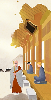 전신 PSD 서양인 남자 불교 일러스트 방석 서기 성인 세명 한국인 대청 승려 명상 가부좌 승복 생활한복 템플스테이 현판 성인남자만 차분 국내일러스트 외국인 종교 컨셉 모션 한옥 사람 앉기 동양인 체험 한복 성직자 남자만 성인만 파일형식