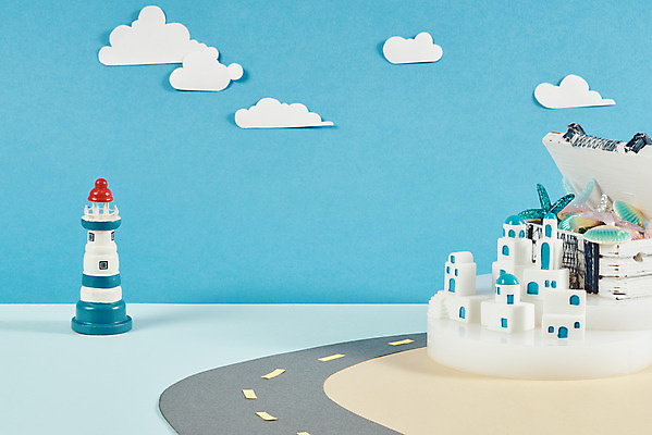 포토 JPG 스튜디오촬영 구름 종이 도로 바다 조개 불가사리 주택 등대 실내 사람없음 여름 여름휴가 바캉스 여름풍경 미니어처 페이퍼아트 파란배경 보물상자 여름라이프 국내포토 자연요소 라이프스타일 계절 길 백그라운드 교통시설 휴가 어패류 극피동물 풍경 내부 건물 파란색 모형 파일형식 여름_계절