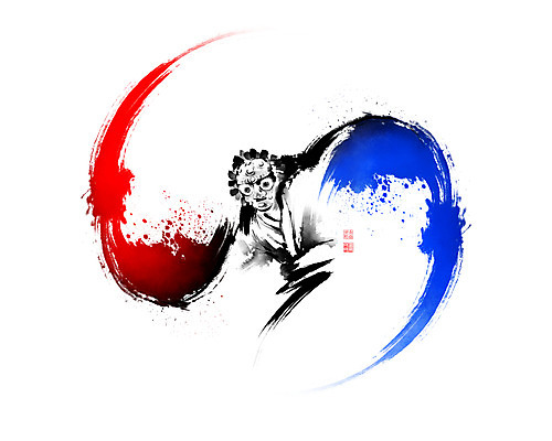 PSD 남자 전통문화 일러스트 캘리그라피 붓터치 한명 상반신 성인 한복 동양화 탈춤 태극 번짐 하회탈 낙관 먹중 성인남자한명만 국내일러스트 1 한국전통 전통 문양 문화 미술 사람 전통의상 전통공연 전통무용 탈 남자한명만 성인남자만 파일형식 효과