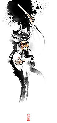 PSD 남자 전통문화 일러스트 캘리그라피 붓터치 한명 들기 상반신 성인 한복 동양화 턱수염 탈춤 번짐 하회탈 낙관 접부채 양반탈 정자관 탈춤놀이 성인남자한명만 국내일러스트 1 한국전통 전통 문화 모션 수염 미술 사람 전통놀이 전통의상 전통공연 전통무용 탈 전통탈 전통부채 남자한명만 성인남자만 파일형식 효과