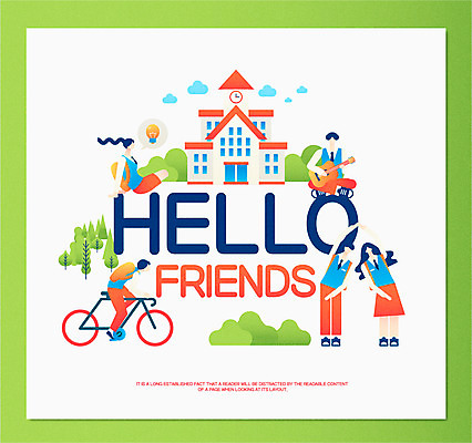 전신 나무 구름 학생 여자 남자 교복 일러스트 전구 학교 청소년 책가방 서기 앉기 여러명 친구 스쿨라이프 손들기 자전거 기타 HELLO 십대만 국내일러스트 AI파일 자연요소 식물 라이프스타일 옷 교육 다수 가방 관계 모션 현악기 사람 바이크 인사 파일형식 벡터