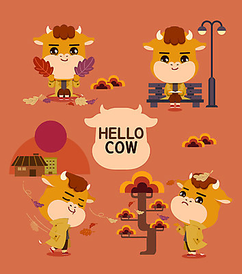 전신 캐릭터 낙엽 가로등 벤치 여러마리 일러스트 서기 들기 앉기 사람없음 책 독서 걷기 눈감음 코트 가을 소나무 소 고독 주머니손 소캐릭터 웅크림 일러캐릭터 AI파일 나무 계절 공공시설 감정 동물캐릭터 다수 잎 의자 포유류 모션 외투 파일형식 벡터