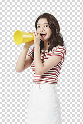 편집 편집이미지 우먼라이프 여자 행복 한명 미소 들기 누끼 상반신 20대 성인 옆모습 확성기 외침 한국인 알림 복고 PNG 성인여자한명만 편집소스 1 라이프스타일 감정 뷰포인트 모션 표정 사람 동양인 청년 소리 여자한명만 성인여자만 파일형식