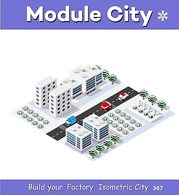 EPS 해외이미지 도로 일러스트 자동차 빌딩 사람없음 건물 도시 아이소메트릭 해외202004 해외202105 해외일러스트 건축물 길 육상교통 교통시설 파일형식 벡터