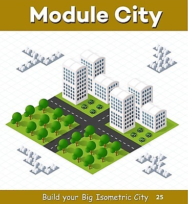EPS 해외이미지 도로 일러스트 빌딩 사람없음 건물 도시 아이소메트릭 해외202004 해외202105 해외일러스트 건축물 길 교통시설 파일형식 벡터