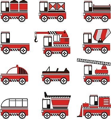 EPS 해외이미지 실루엣 산업 일러스트 비즈니스 교통시설 자동차 버스 세트 기계 심볼 오브젝트 택시 승객 짐차 해외202004 해외202105 해외일러스트 육상교통 교통 승용차 대중교통 촬영기법 시설 파일형식 벡터