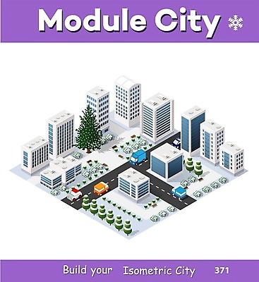 EPS 해외이미지 도로 일러스트 자동차 빌딩 사람없음 건물 도시 아이소메트릭 해외202004 해외202105 해외일러스트 건축물 길 육상교통 교통시설 파일형식 벡터