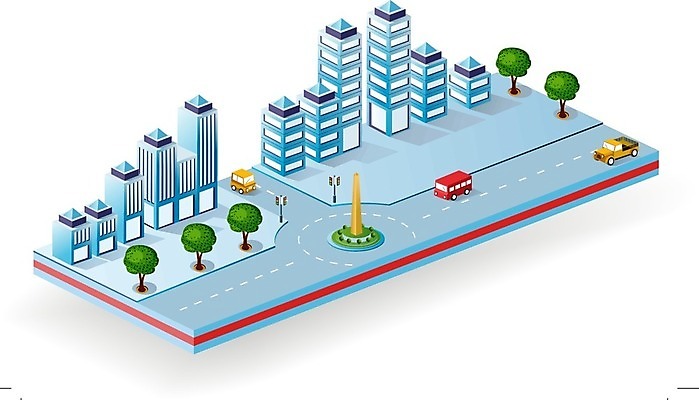 EPS 해외이미지 모델 디자인 외관 일러스트 비즈니스 건축양식 거리 아파트 주택 건물 컴퓨터 고층빌딩 블록 도시 재산 계획 만화 장면 지역 개발 고립 진짜 해외202004 해외202105 해외일러스트 건축물 건축 컨셉 빌딩 금융 전자제품 파일형식 벡터