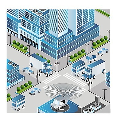 EPS 해외이미지 도로 일러스트 자동차 빌딩 사람없음 건물 도시 아이소메트릭 해외202004 해외202105 해외일러스트 건축물 길 육상교통 교통시설 파일형식 벡터