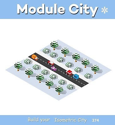 EPS 해외이미지 도로 겨울 일러스트 자동차 사람없음 눈 도시 아이소메트릭 해외202004 눈덮임 해외202105 해외일러스트 자연요소 계절 길 육상교통 컨셉 교통시설 날씨 파일형식 벡터