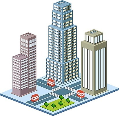 EPS 해외이미지 도로 일러스트 자동차 빌딩 사람없음 건물 도시 아이소메트릭 해외202004 해외202105 해외일러스트 건축물 길 육상교통 교통시설 파일형식 벡터