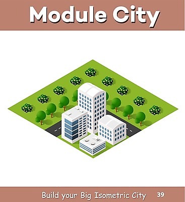 EPS 해외이미지 도로 일러스트 빌딩 사람없음 건물 도시 아이소메트릭 해외202004 해외202105 해외일러스트 건축물 길 교통시설 파일형식 벡터