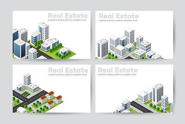 EPS 해외이미지 도로 일러스트 빌딩 사람없음 건물 도시 아이소메트릭 해외202004 해외202105 해외일러스트 건축물 길 교통시설 파일형식 벡터