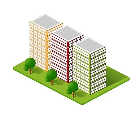 EPS 해외이미지 도로 일러스트 빌딩 사람없음 건물 도시 아이소메트릭 해외202004 해외202105 해외일러스트 건축물 길 교통시설 파일형식 벡터