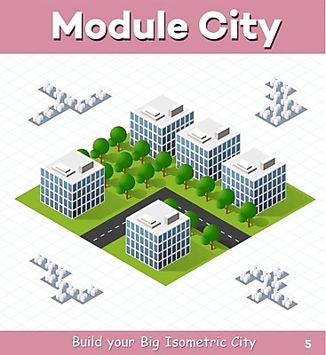 EPS 해외이미지 도로 일러스트 자동차 빌딩 사람없음 건물 도시 아이소메트릭 해외202004 해외202105 해외일러스트 건축물 길 육상교통 교통시설 파일형식 벡터