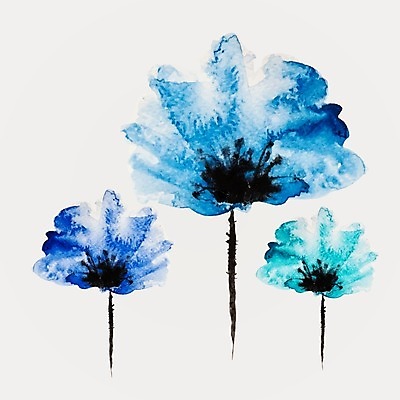 EPS 해외이미지 꽃잎 꽃 백그라운드 꽃무늬 일러스트 수채화 사람없음 빨간색 물 낭만 양귀비 해외202004 해외202105 해외일러스트 자연요소 식물 컬러 컨셉 무늬 파일형식 벡터