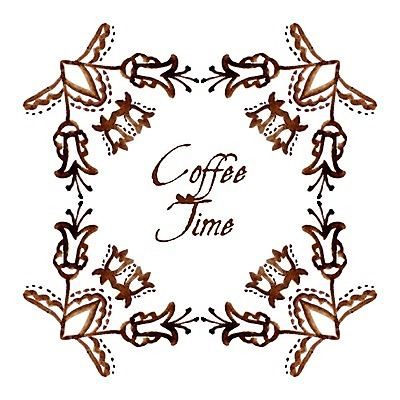 EPS 해외이미지 꽃 백그라운드 잎 꽃무늬 패턴 일러스트 캘리그라피 수채화 사람없음 국경 해외202004 해외202105 해외일러스트 레이스천 식물 무늬 직물 파일형식 벡터