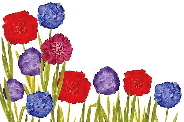 EPS 해외이미지 잎 일러스트 수채화 사람없음 달리아 해외202004 해외202105 해외일러스트 식물 꽃 파일형식 벡터